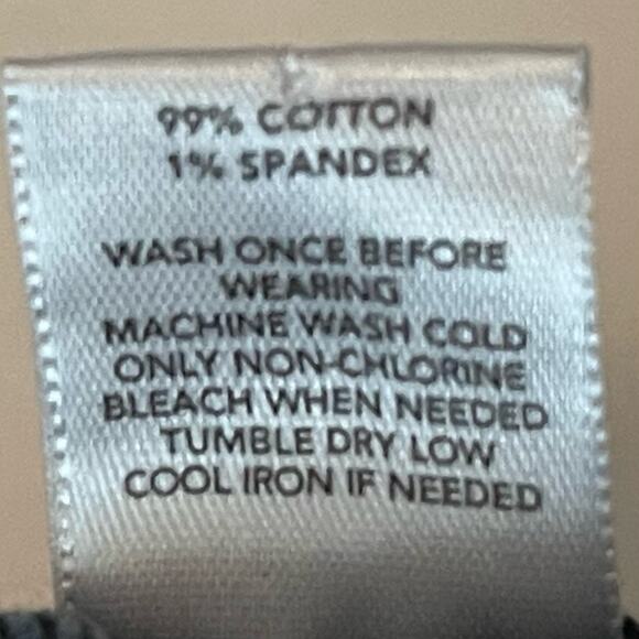 LOFT Blue Denim Cotton Blend Dark Wash Boho Cottage Jean Skirt NWOT Size 4P - Picture 8 of 10